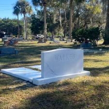 Cemetery Headstone Cleaning 1