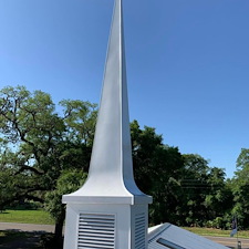 Restoring-Church-Steeple-Satsuma-Florida 0